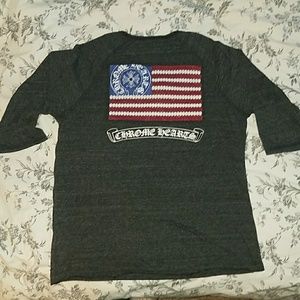 Chrome Hearts American flag shirt